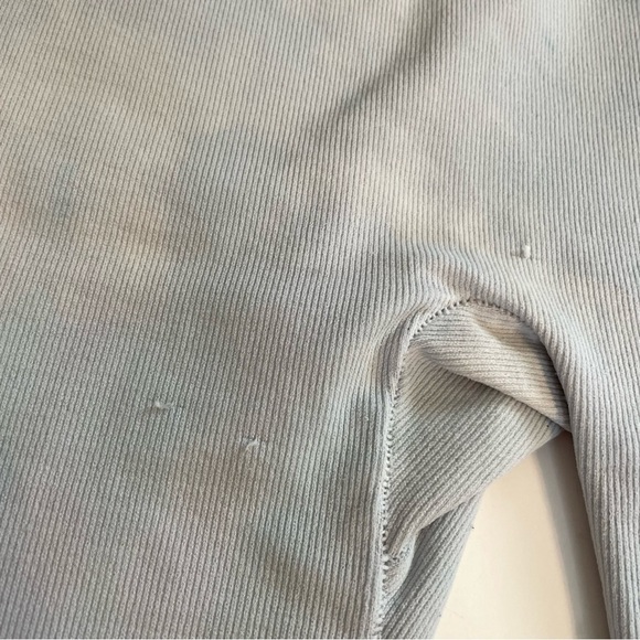 Free People Intimately Light Blue Muted Sky Cloud Pattern High Rise Biker Shorts - Picture 6 of 10